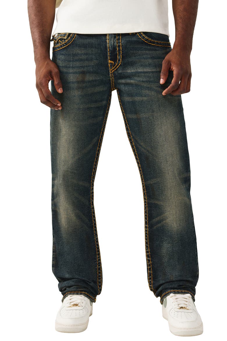 Ricky Super T Relaxed Straight Leg Jeans, Main, color, DECADENSE DARK WASH