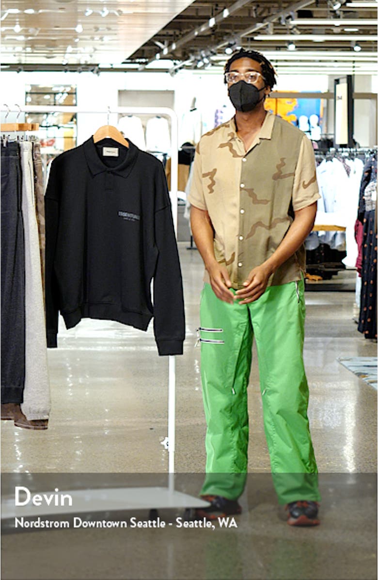 Cotton Jersey Long Sleeve Polo, sales video thumbnail