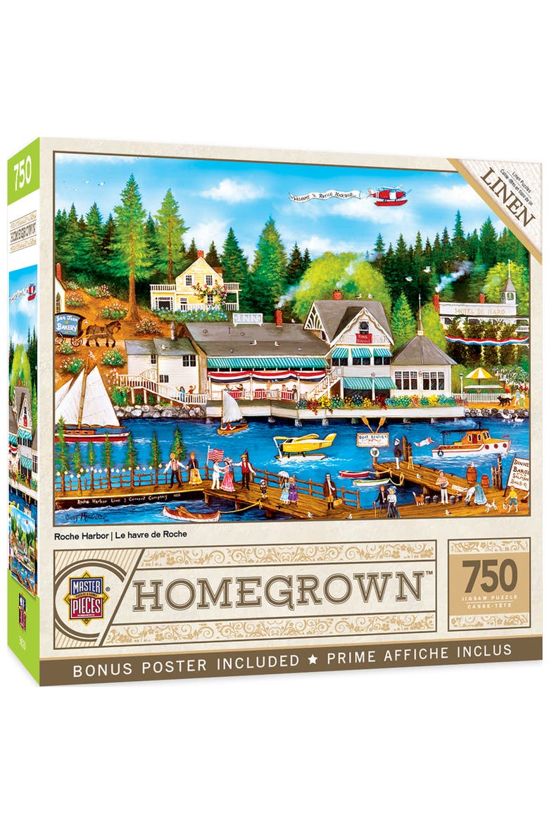 Roche Harbor 750 Piece Jigsaw Puzzle, Main, color, Multicolor