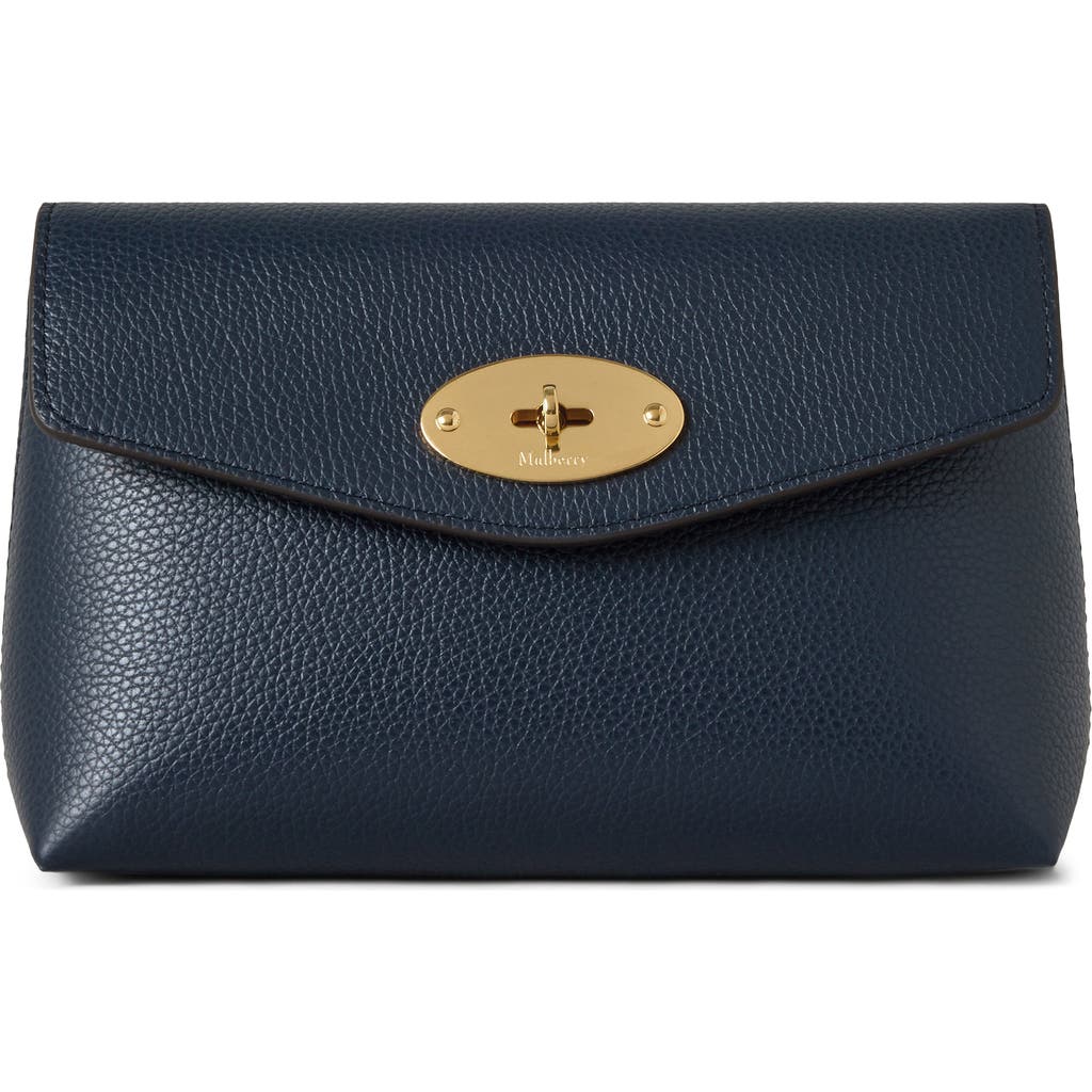 Mulberry Darley Leather Cosmetics Pouch In Black