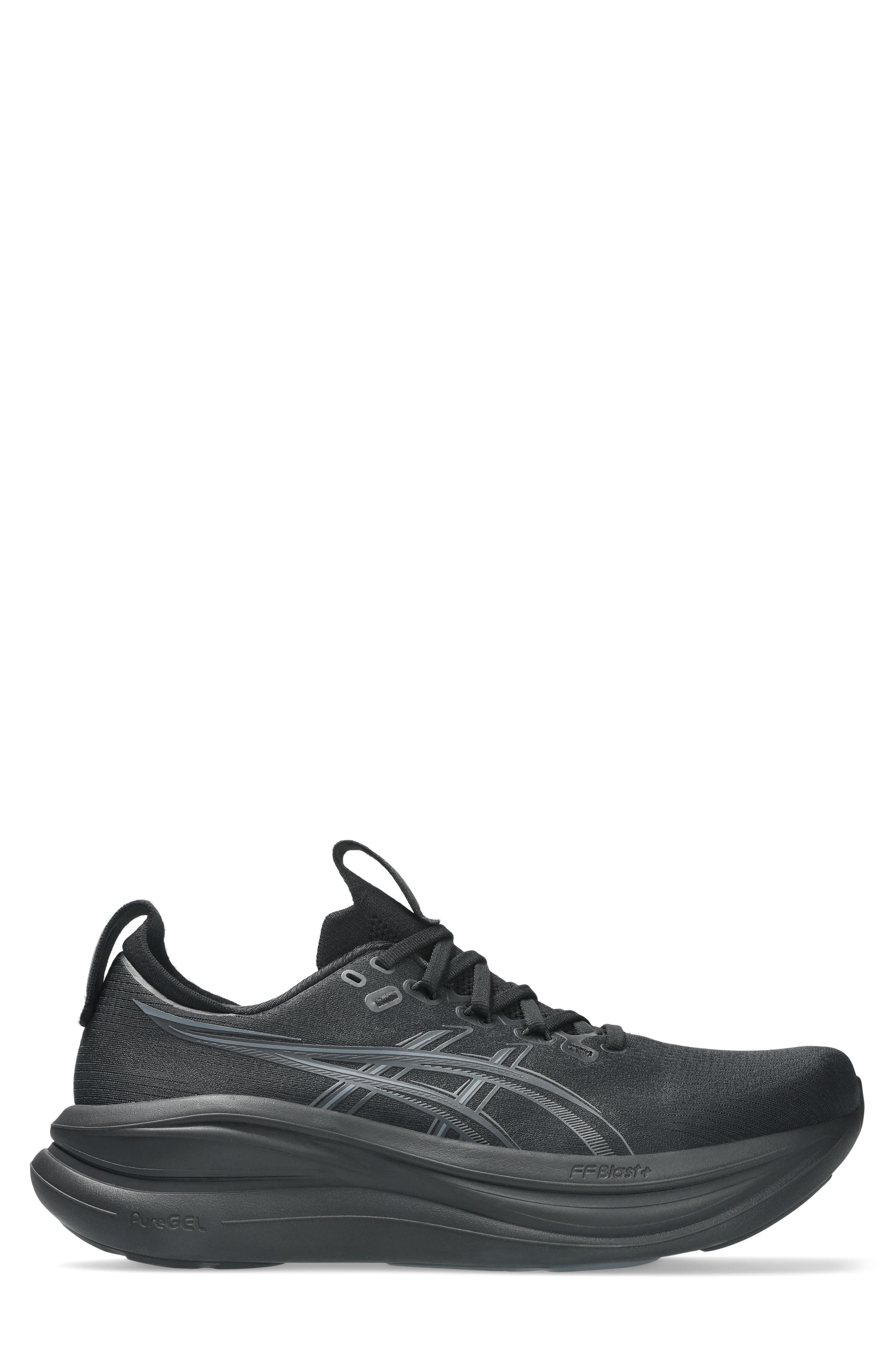 ASICS<sup>®</sup> GEL-NIMBUS<sup>®</sup> 28 Running Shoe, Alternate, color, Black/Graphite Grey