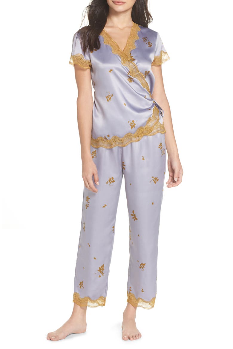 Colette Pajamas, Main, color, GREY LILAC FALLING LEAVES