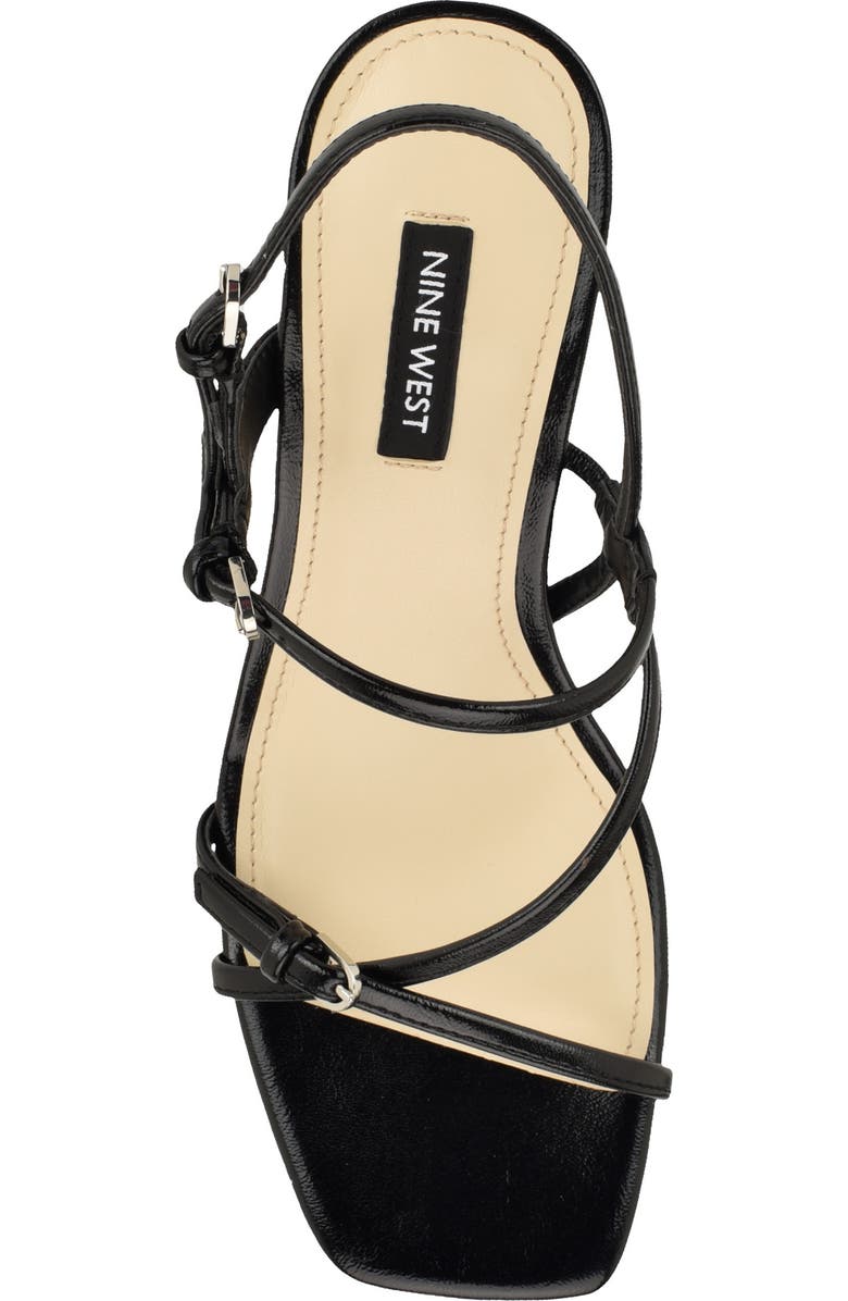 Nine West Hayla Strappy Sandal, Alternate, color, Black