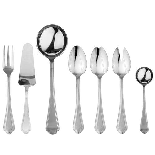 Mepra Leonardo Serving Set In Silver