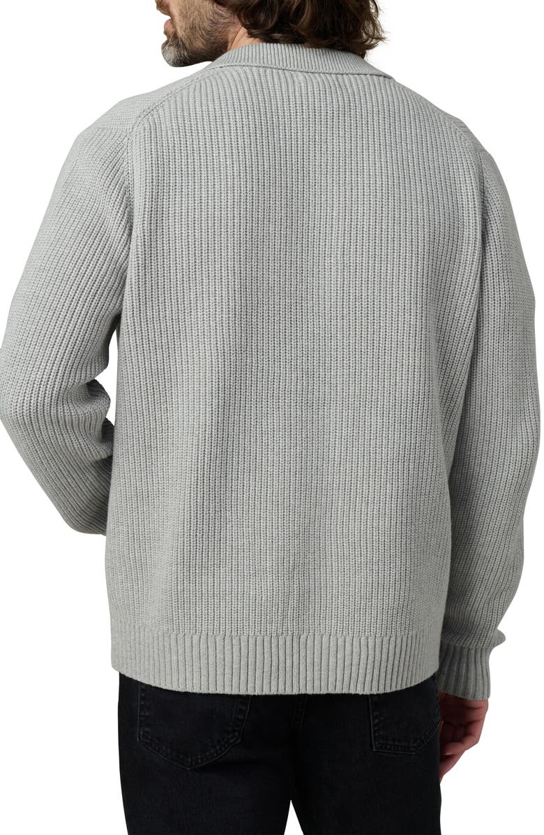 Joe's Cassian Full Button Cardigan, Alternate, color, Heather Grey