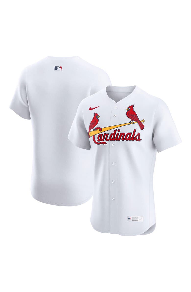 Nike Men's Nike White St. Louis Cardinals Home Elite Jersey, Main, color, White