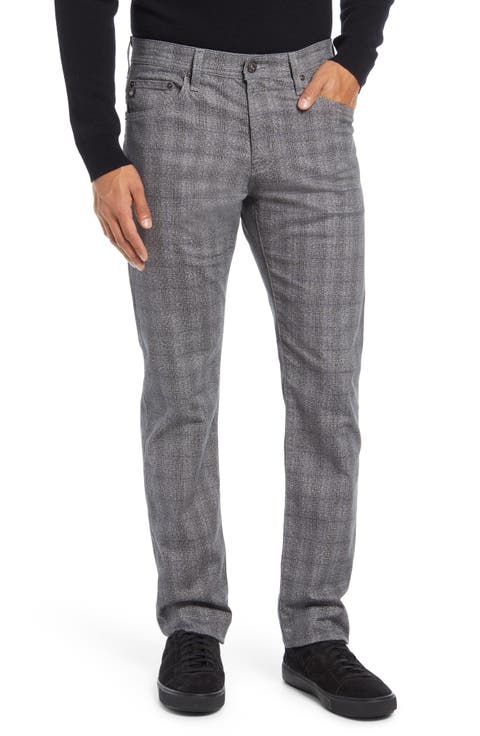 Everett Slim Fit Straight Leg Print Pants