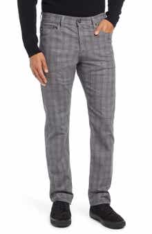 AG Everett Slim Fit Straight Leg Print Pants