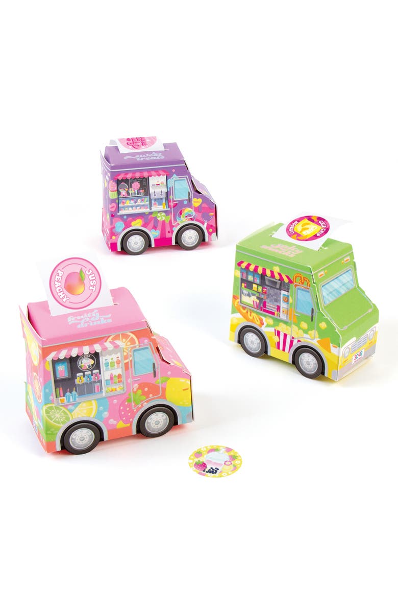 3C4G Food Truck Festival Sticker Set, Kid Age 6+, Alternate, color, Multicolored