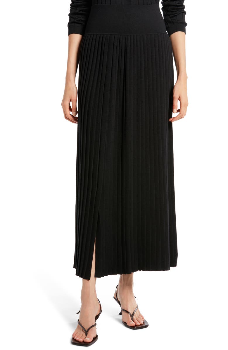 The Row Coraline Wool Blend Knit Skirt, Alternate, color,