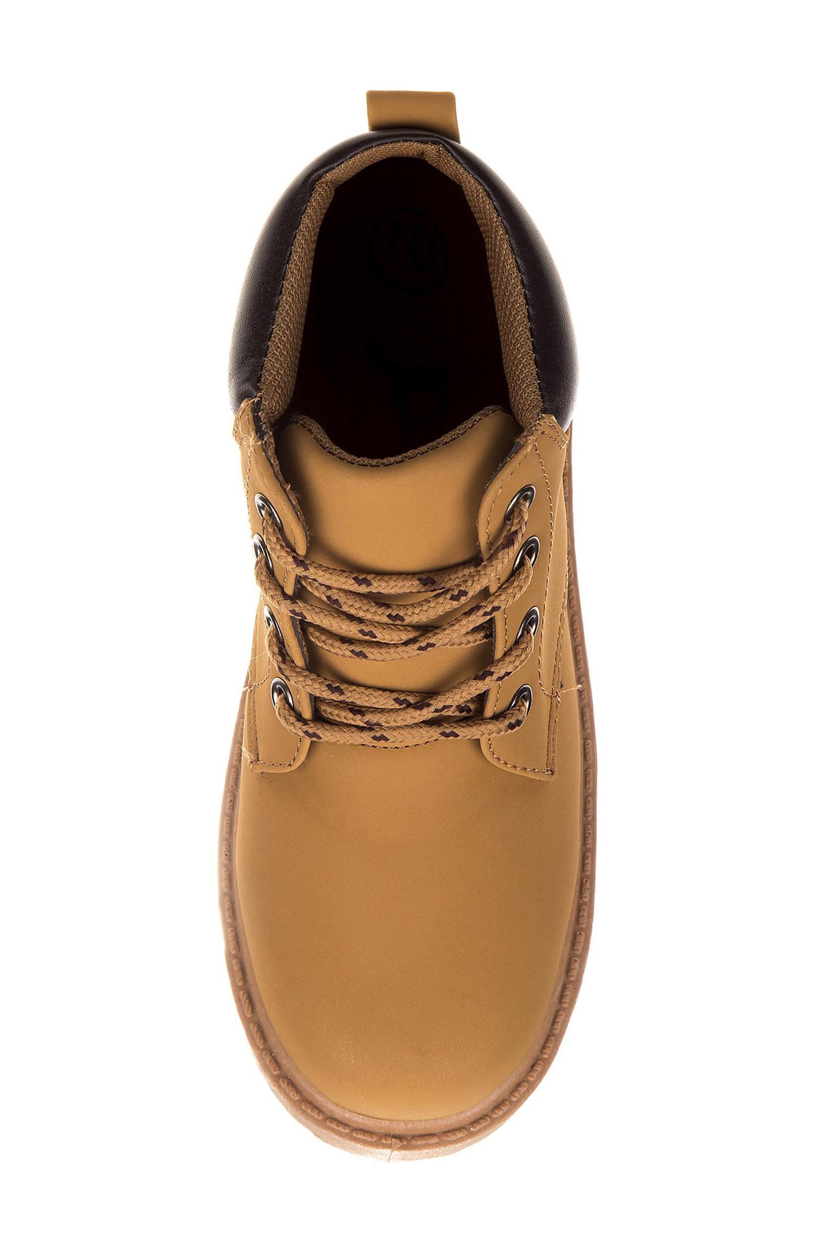 Kids' Lug Sole Boot, Alternate, color, WHEAT