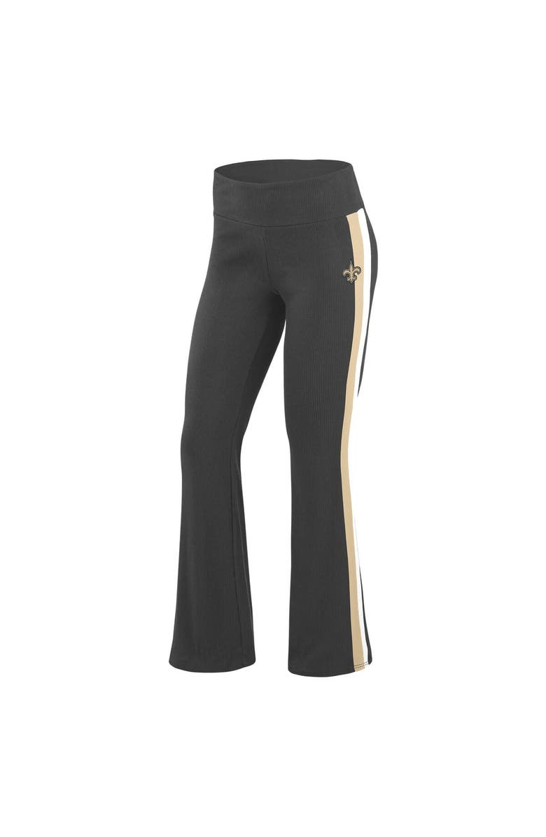WEAR by Erin Andrews Women's WEAR by Erin Andrews Black New Orleans Saints Yoga Pants, Alternate, color, 