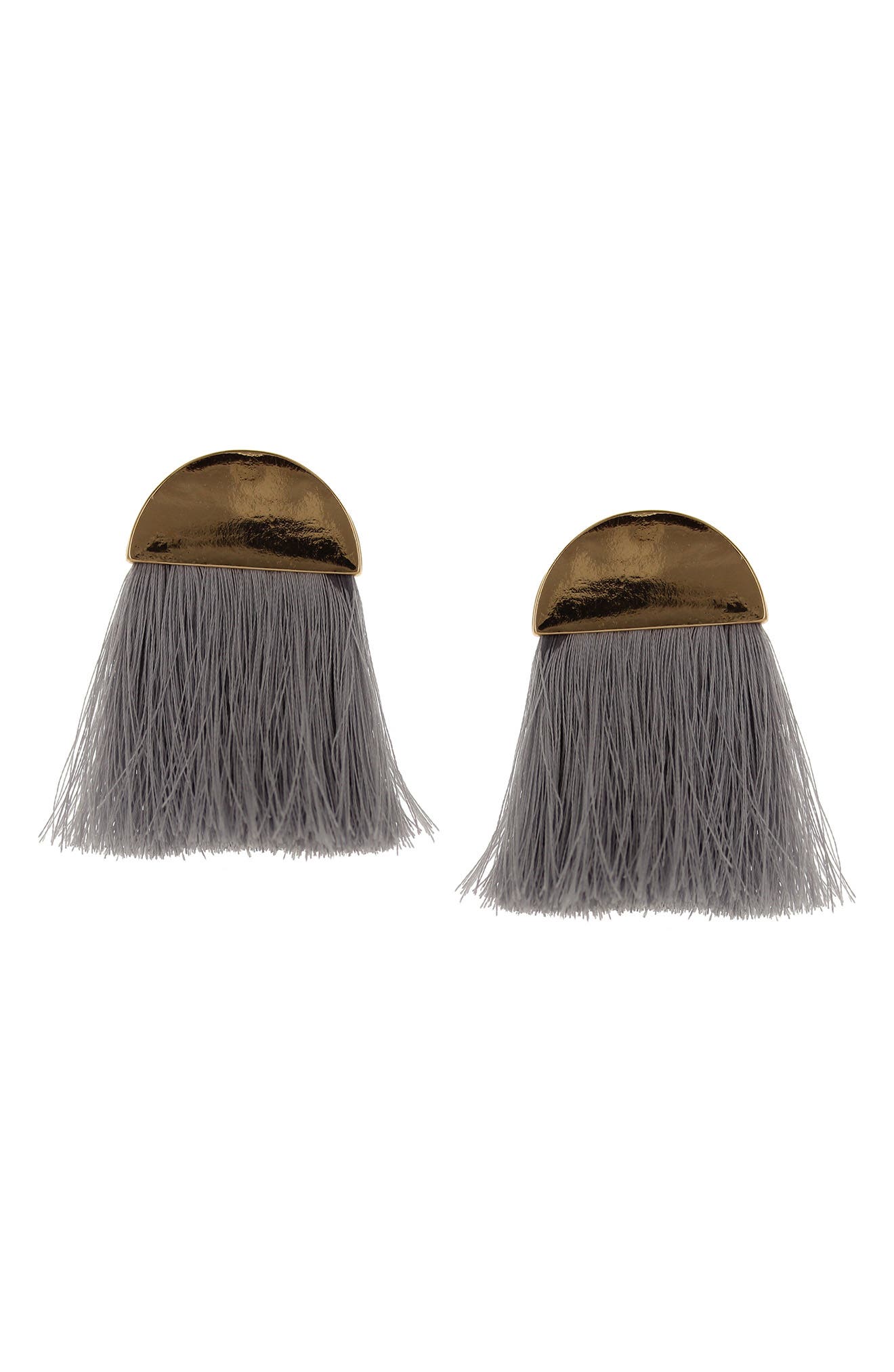 OLIVIA WELLES Sabina Thread Stud Earrings
