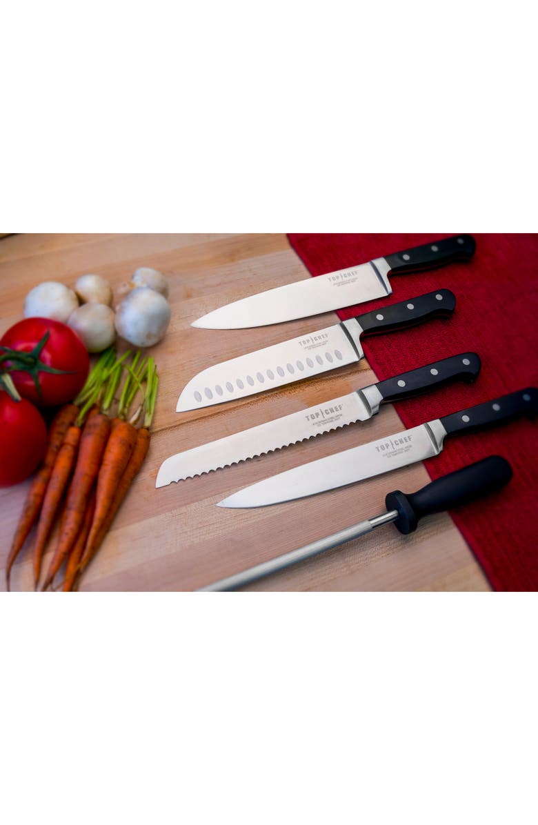TOP CHEF Premier 9-Piece Knife Block Set, Alternate, color,