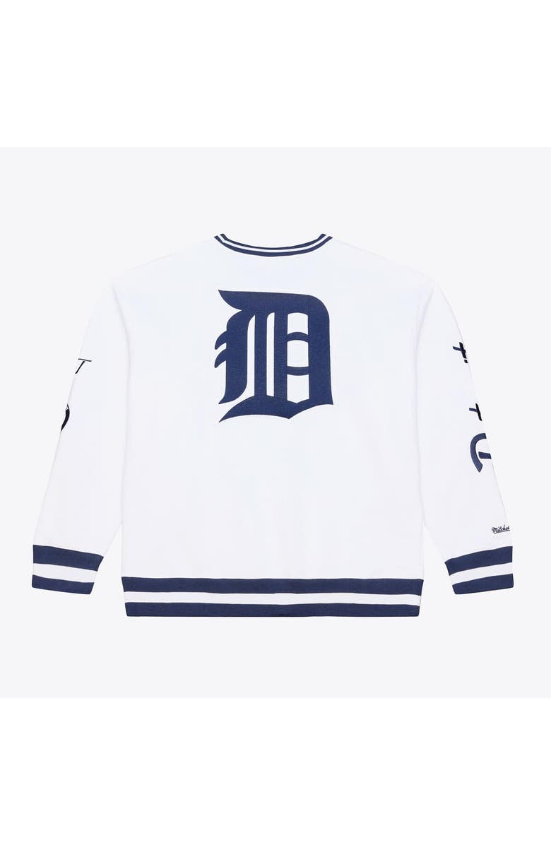 Mitchell & Ness Men's Mitchell & Ness  White Detroit Tigers Arctic Fleece Sweatshirt, Alternate, color, White