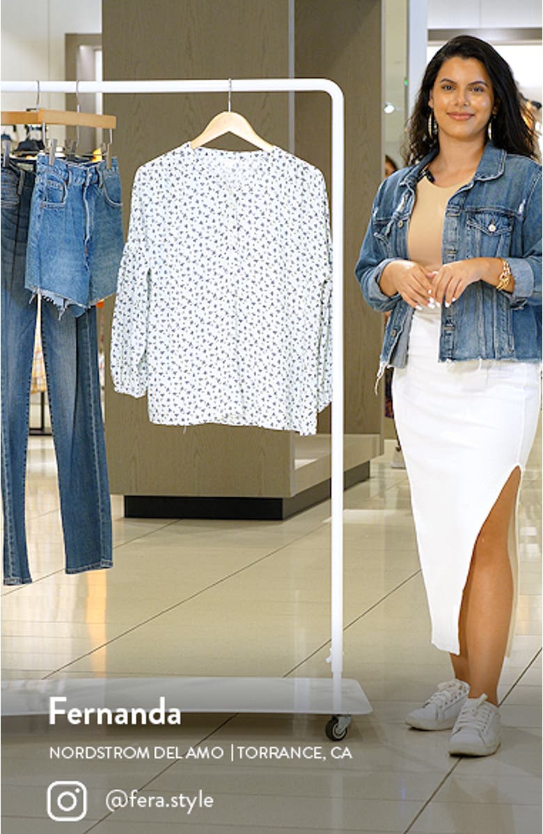 Shirred Popover Top, sales video thumbnail