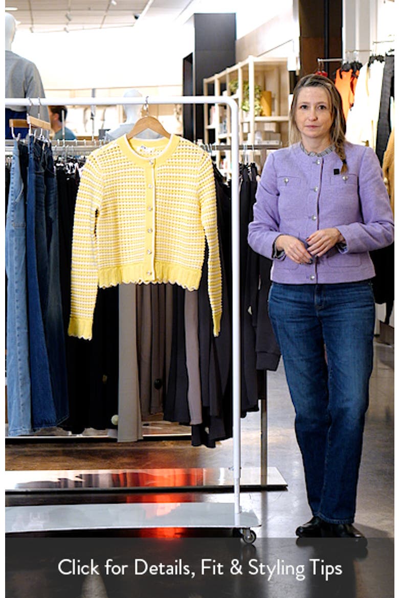 Karly Open Stitch Cardigan video