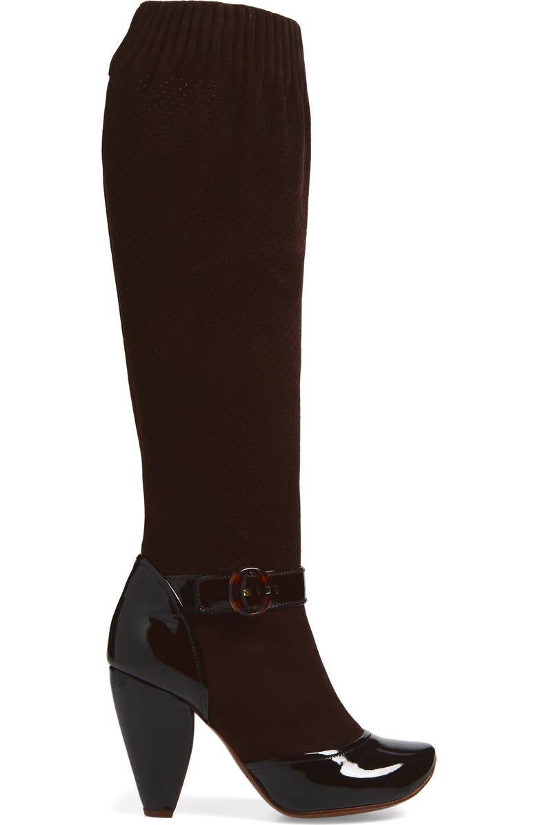 Marc Jacobs Platform Slouch Boot, Alternate, color, Brown