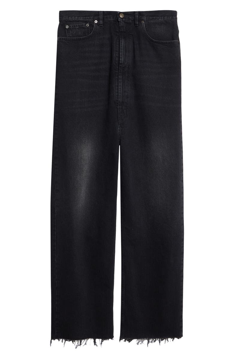 Maison Margiela Dropped Rise Jeans, Main, color, Medium Black
