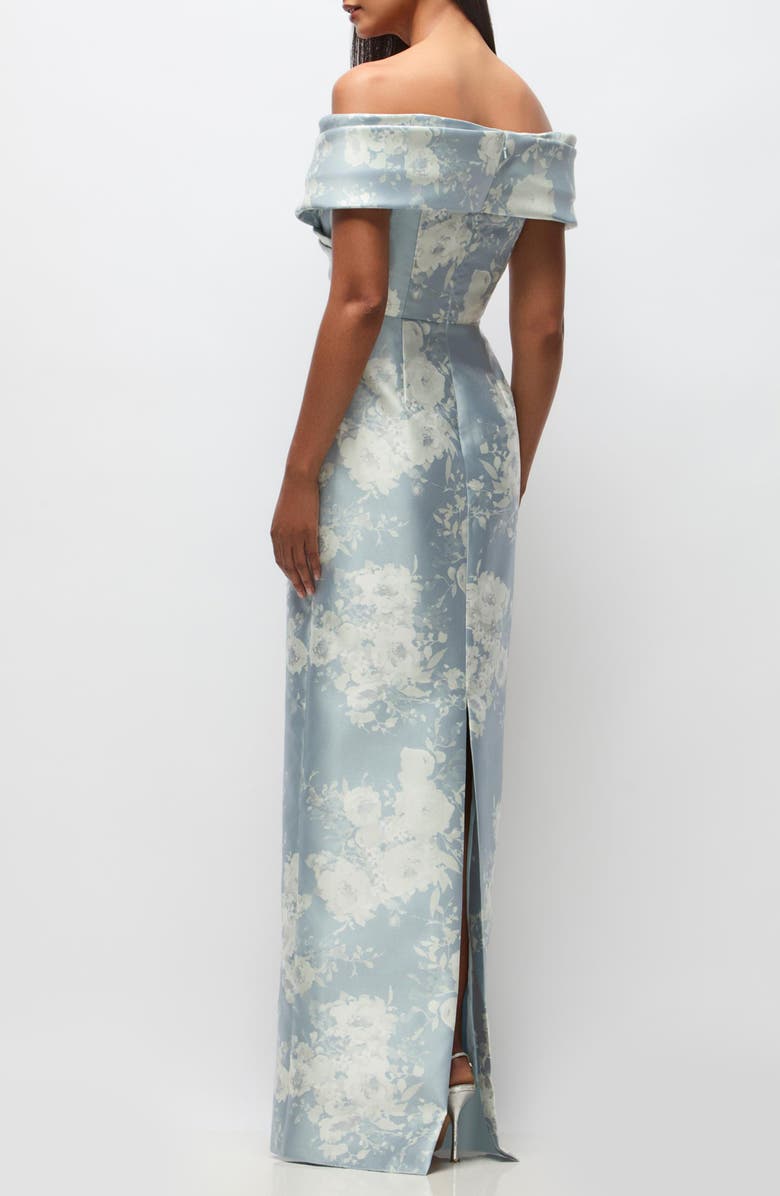 Alfred Sung Constance Off the Shoulder Column Gown, Alternate, color, 