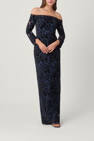 Shoshanna Monroe Velvet Lace Joelle Dress