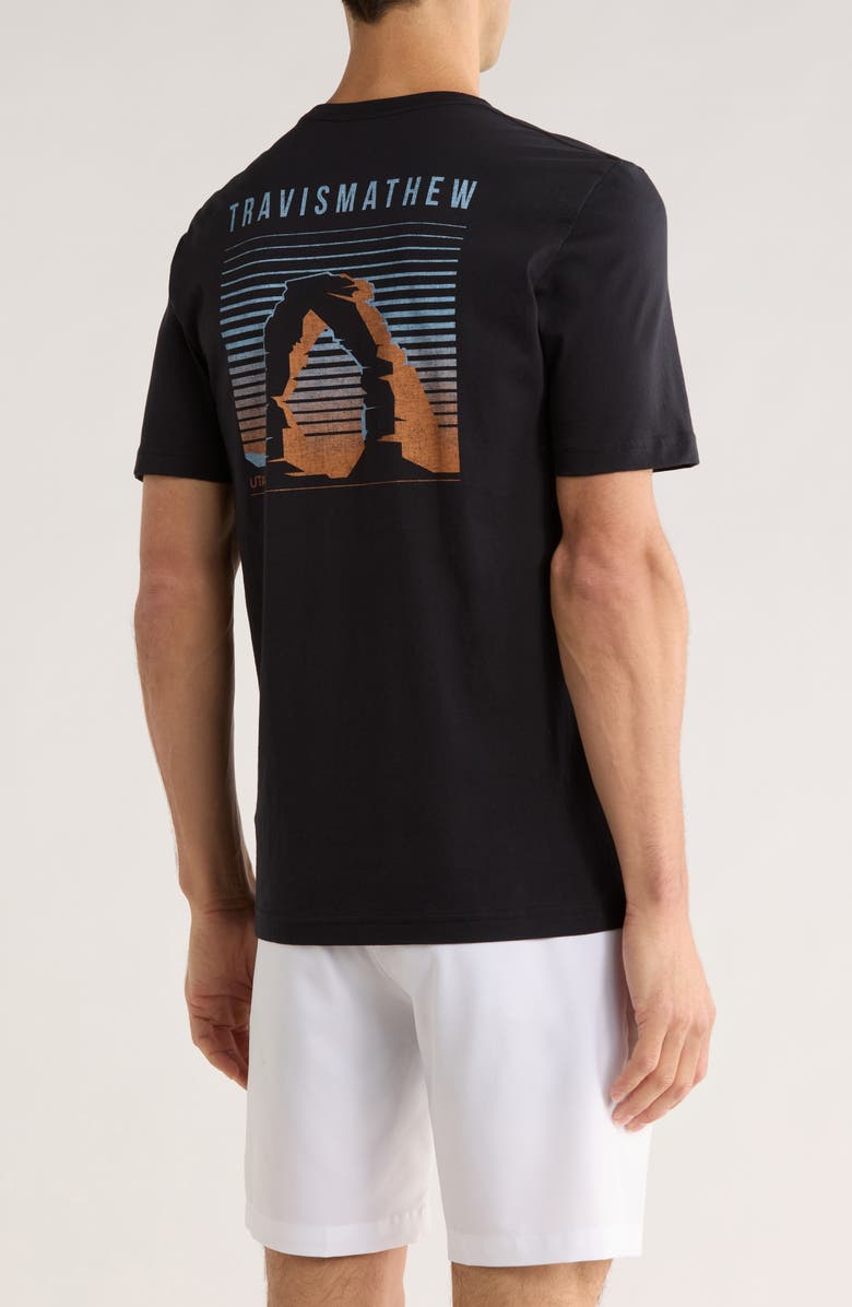 TravisMathew Tarmac Cotton Graphic T-Shirt, Alternate, color, Black