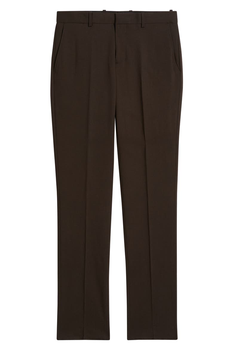 Henrik Trim Fit Solid Stretch Wool Suit Pants, Alternate, color, BROWN TORTE