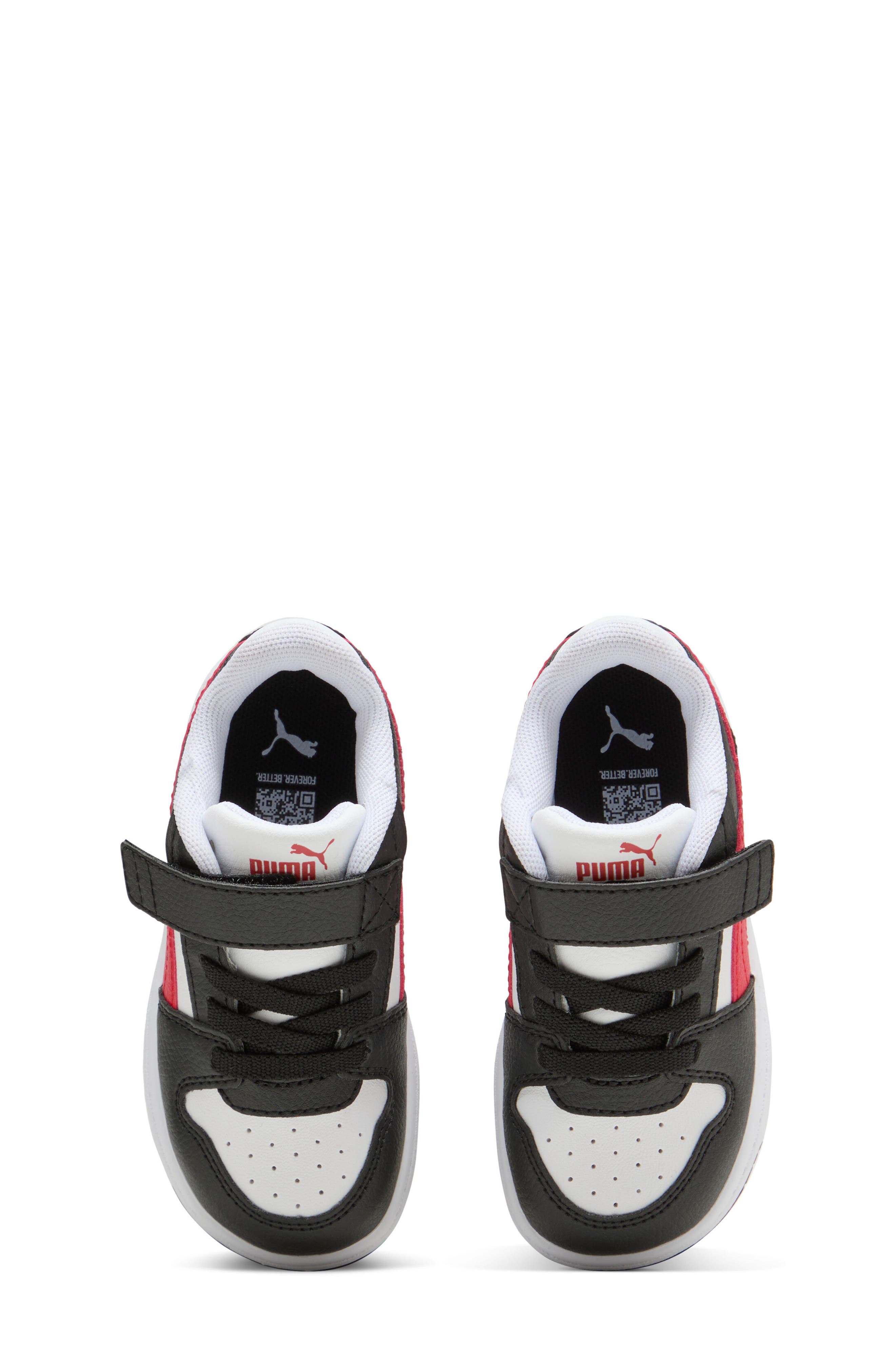 Kids' Rebound Slam Low Sneaker, Alternate, color, PUMA BLACK/ FOR ALL TIME RED