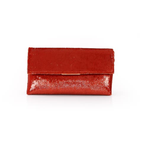 Angel Soft Faux Pony Hair Envelope Clutch