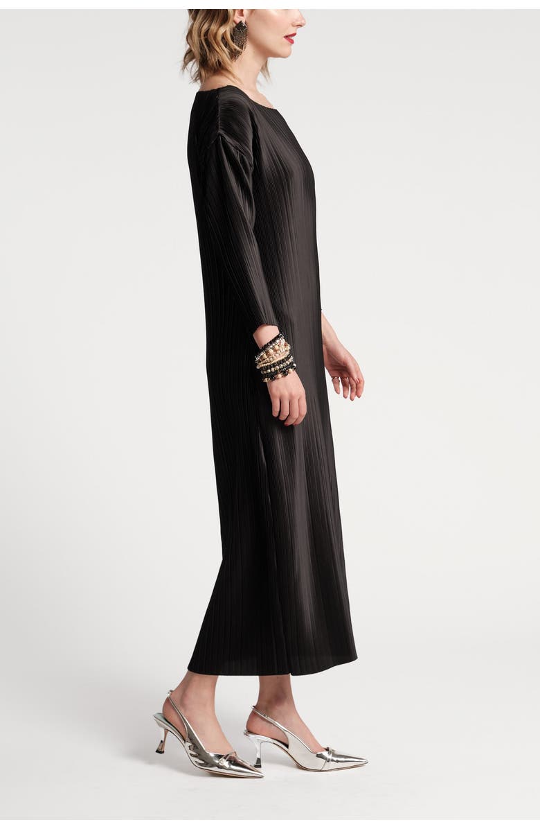 Frances Valentine Slinky Maxi Dress Micro Pleat Pleated Poly, Alternate, color, 