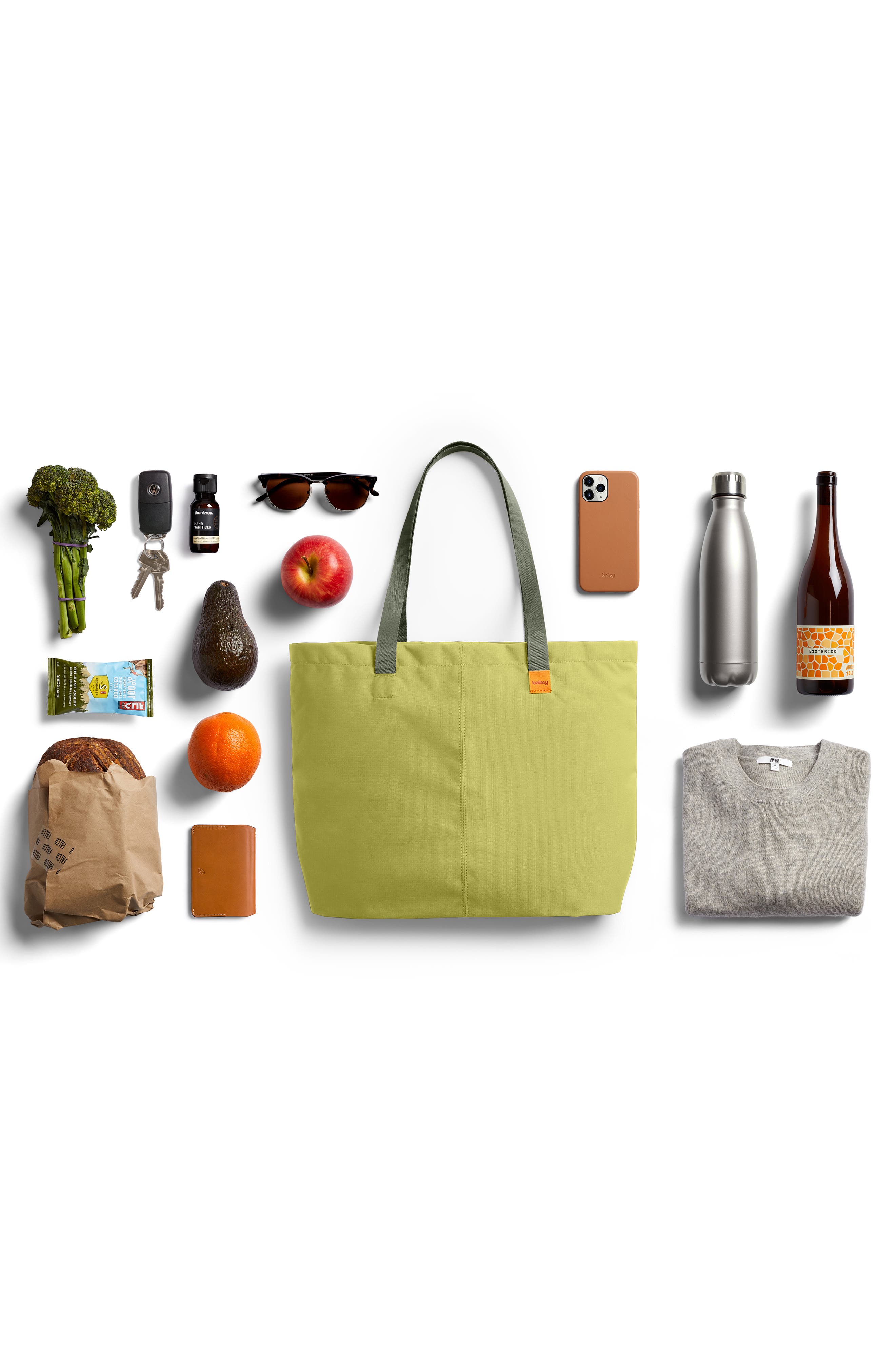 Market Tote Bag, Alternate, color, KIWI