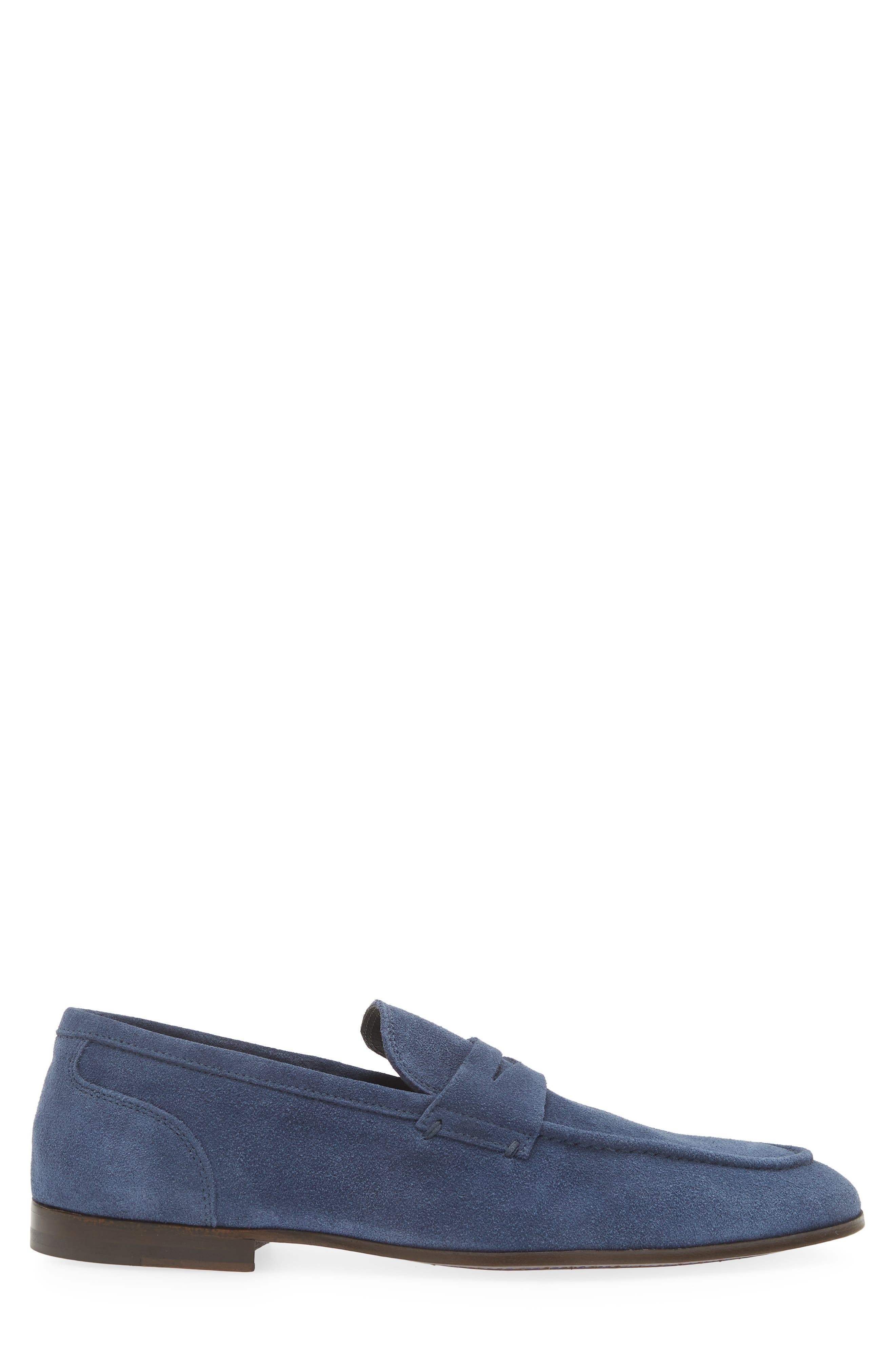 TO BOOT NEW YORK Selleck Loafer, Alternate, color, Suede Navy