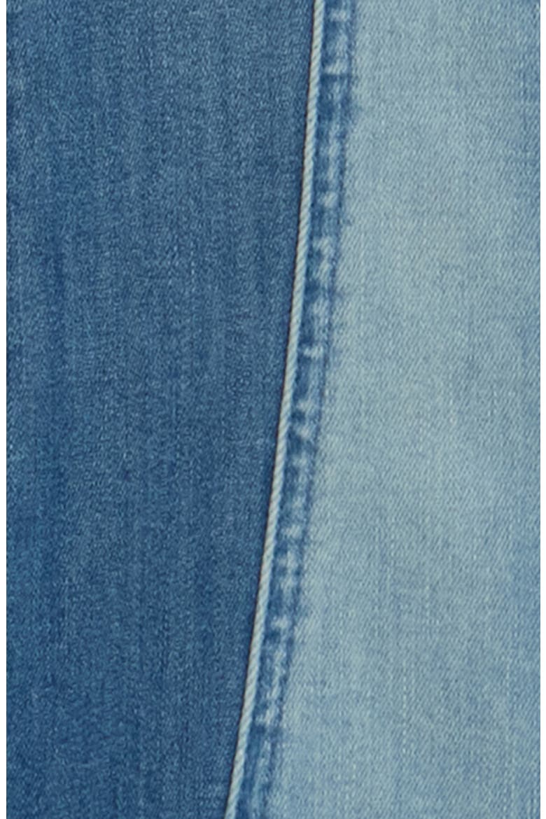 Kids' Two Tone Flare Jeans, Alternate, color, MEDIUM INDIGO