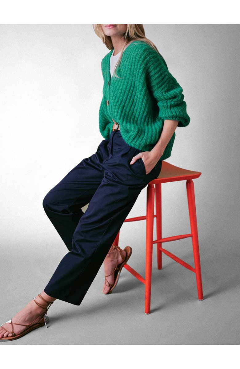 Cape Cove Sirena Alpaca Blend Italian Cardigan, Alternate, color, Emerald Green