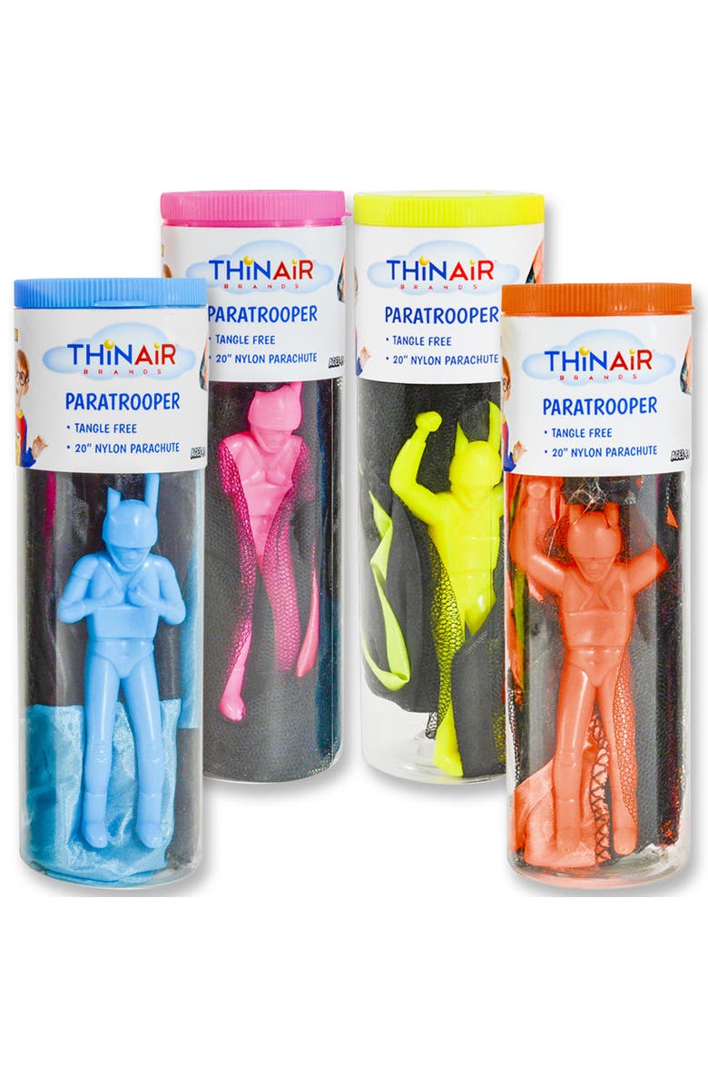 Flight Line 20" Tanglefree Parachute Figures 4pk, Main, color, 