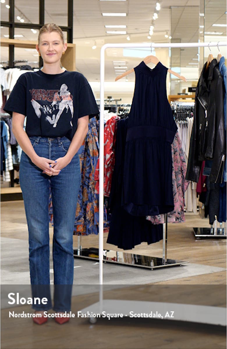 Fern Sleeveless Silk Minidress, sales video thumbnail