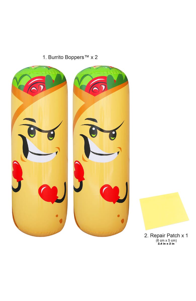 Banzai 2 Inflatable 36in Bumpers Toys, Alternate, color, Multicolored