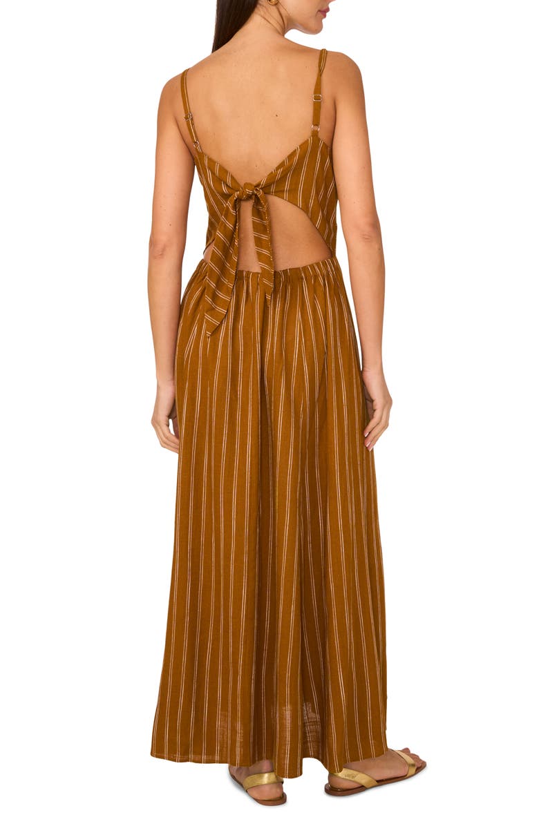 1.STATE Twist Front Cutout Midi Dress, Alternate, color, 