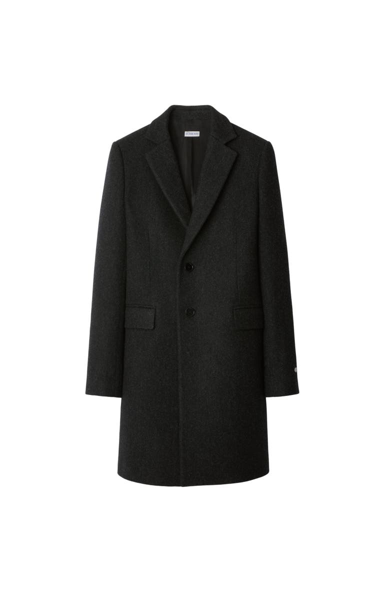 Burberry Wool Tailored Coat, Alternate, color, Brisk