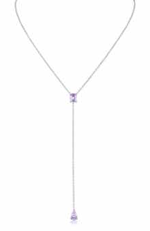 CZ by Kenneth Jay Lane Cubic Zirconia Y-Necklace