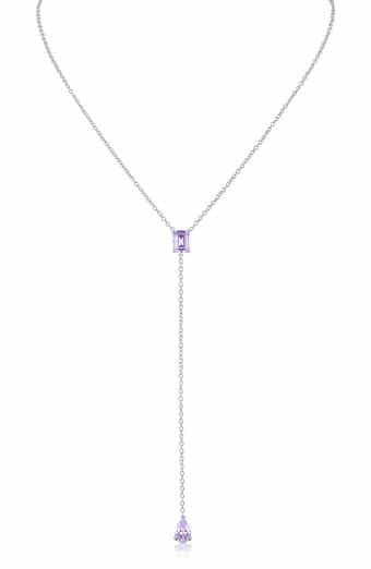 Cubic Zirconia Y-Necklace