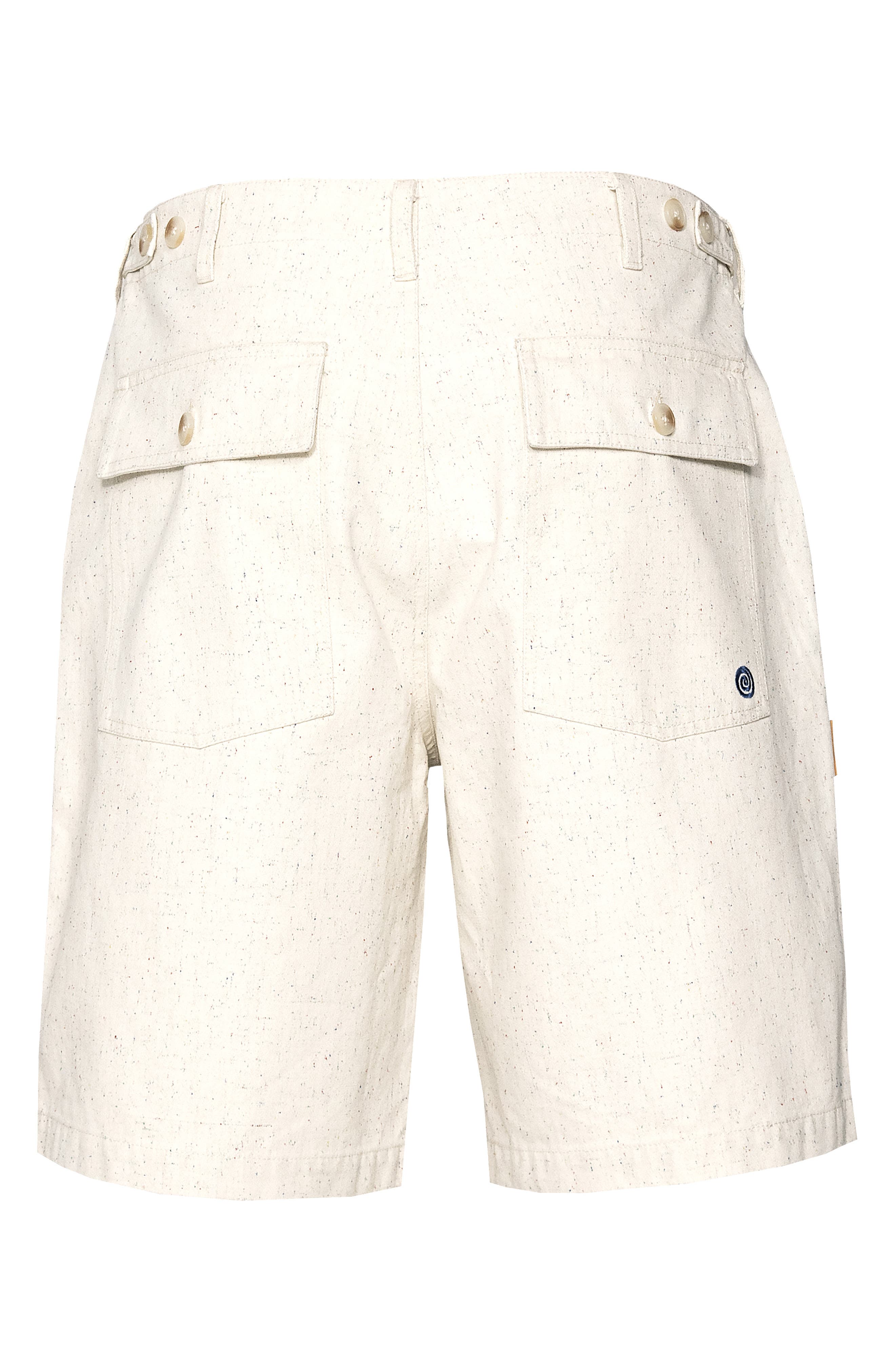Round Two Flecked Canvas Military Shorts (Men) | Nordstromrack