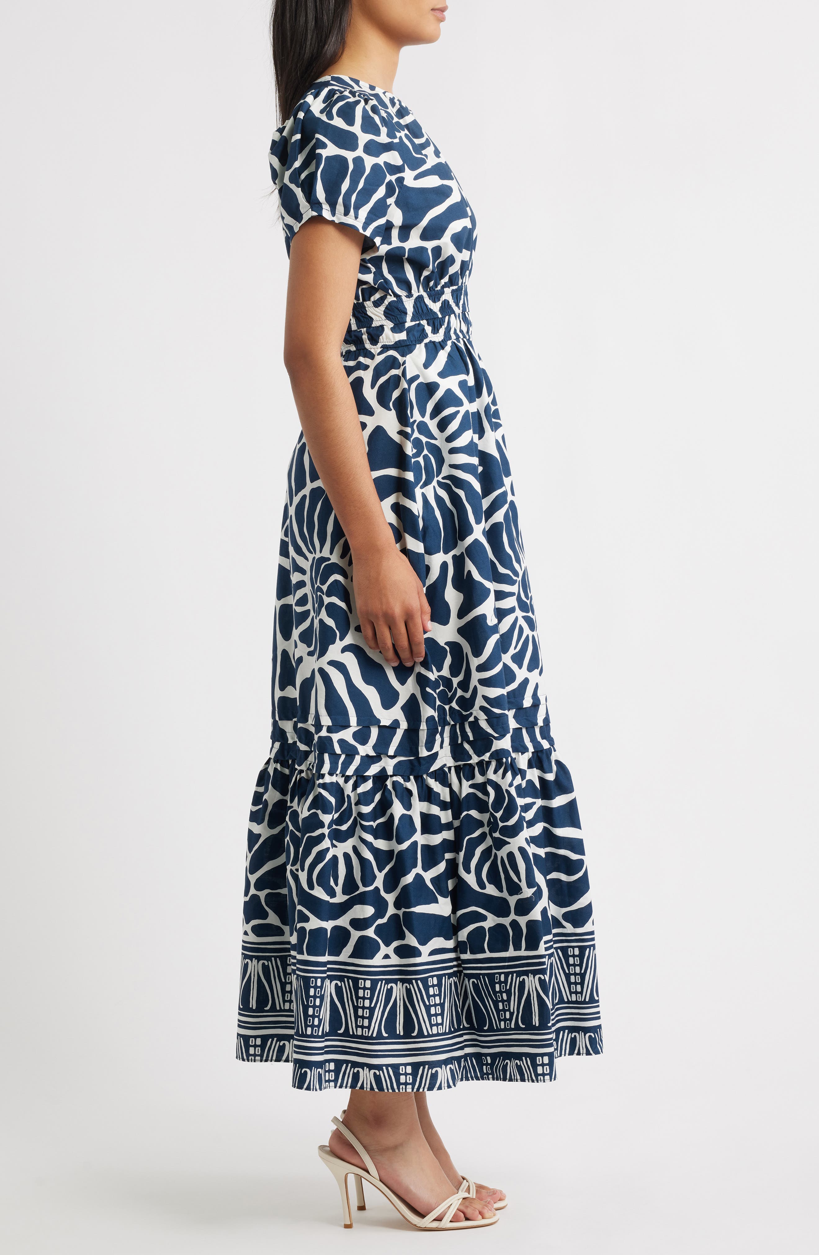 Halogen® Allover Print A-Line Dress (Women) | Nordstromrack