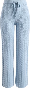 SKIMS Sweater Knit Cable Straight Leg Pants