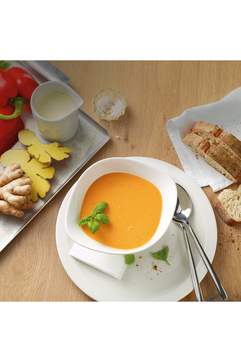 Vapiano Soup Bowl Pair, Alternate, color, White