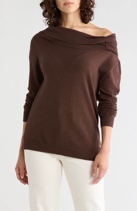 Off-the-Shoulder Sweater