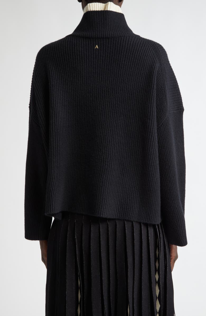 Altuzarra Zoppez Layered Mock Neck Cashmere Sweater, Alternate, color, 