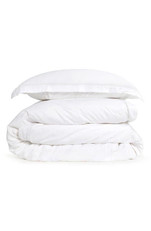 Pom Pom At Home Sheena Sateen Duvet Cover & Shams Set In White