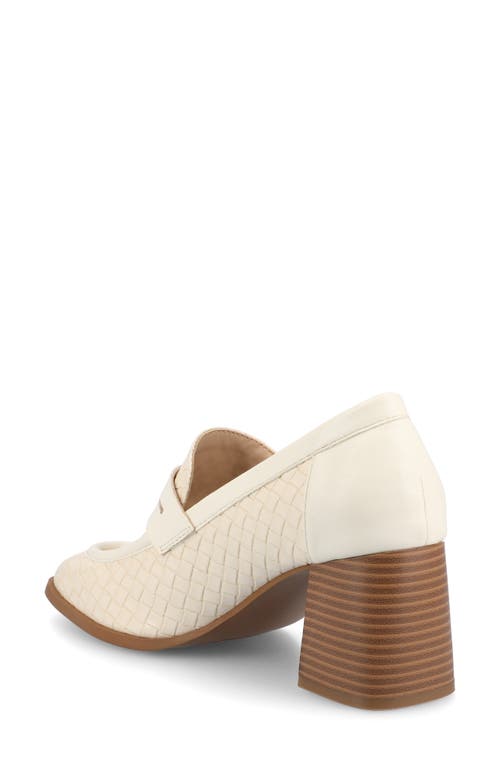 Journee Collection Malleah Loafer Pump In Neutral