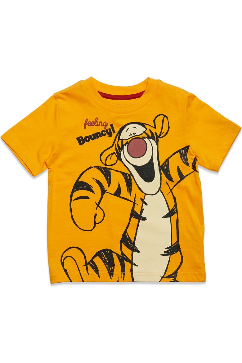 Winnie the Pooh 3-Pack Short Sleeve T-Shirts, Alternate, color, Yellow Blue Orange